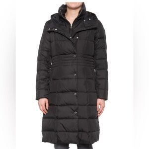 Cole Haan Women's Quilted Down Black Puffer Jacket
